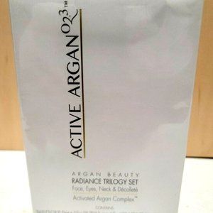 Active Argan O2.3 Beauty Radiance Trilogy Set 3 Pcs Face, Eyes, Neck, Decollette